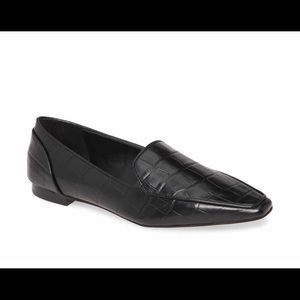 NEW Vince Camuto Kalassa Black Leather Loafer 8.5